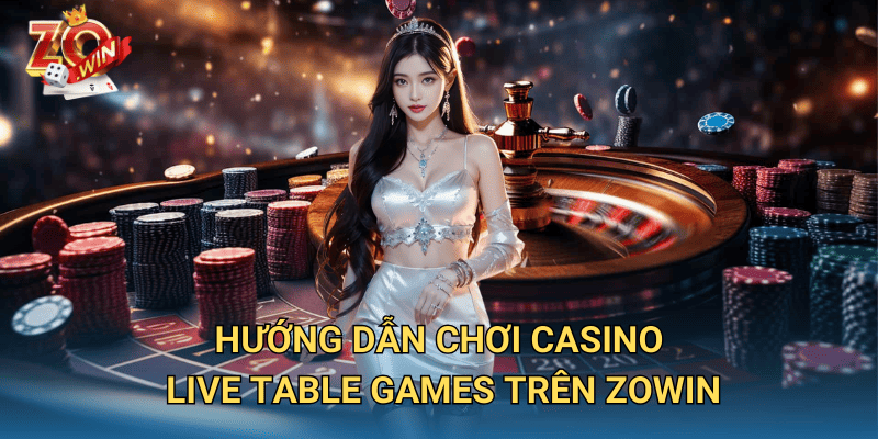 Casino Live Table Games – Trải Nghiệm Sòng Bài Trực Tuyến Đỉnh Cao Trên Zowin 3 Hướng dẫn chơi casino live table games trên Zowin