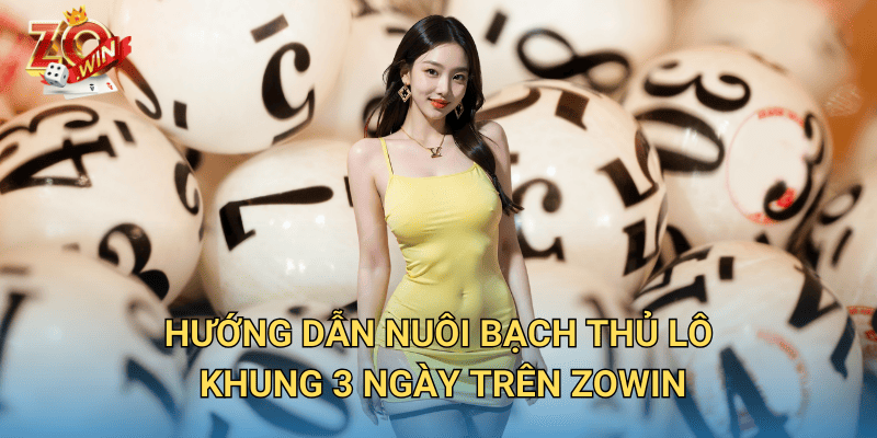 Cách Nuôi Bạch Thủ Lô Khung 3 Ngày Hiệu Quả Trên Zowin 3 Hướng dẫn nuôi bạch thủ lô khung 3 ngày trên Zowin